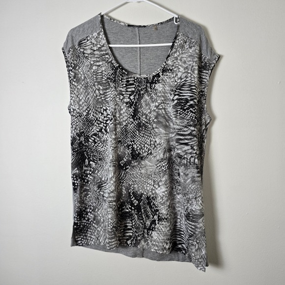 Tahari Tops - Tahari Sleeveless Top Womens Small Gray Shirt